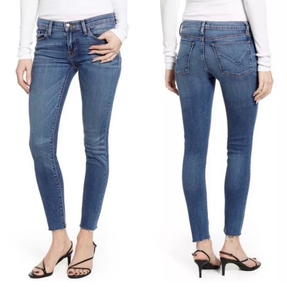 Hudson Jeans Krista Ankle Super Skinny Raw Hem Women’s Size 29 - Picture 1 of 9
